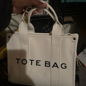 White Tote Bag